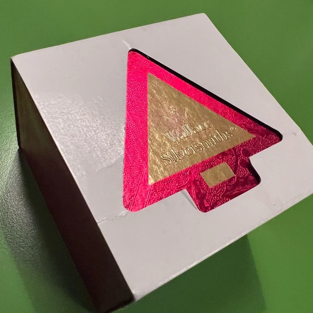 1993 Wallace Gold Plated Sleigh Bell annual Ornament 23rd Edition bag box sleeve - Picture 8 of 8
